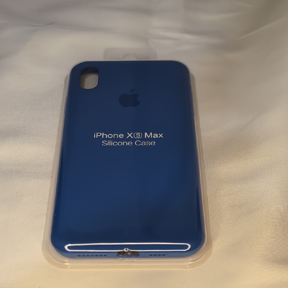 Apple iPhone XS Max Silicone Case - Deep Blue
